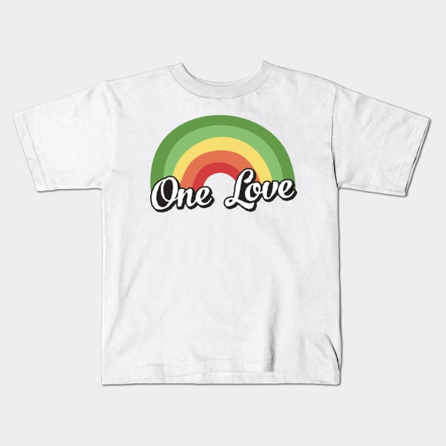 One Love Kids T-Shirt by Goumadi